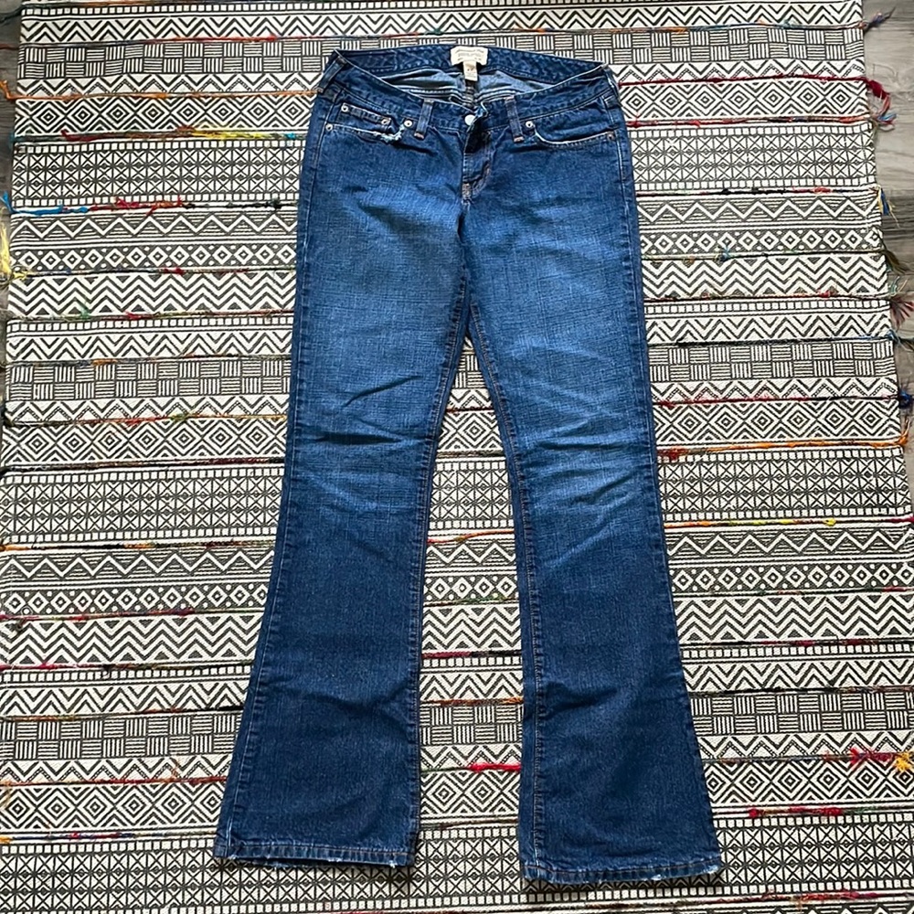 Abercrombie & Fitch bootcut denim in size 4 LONG